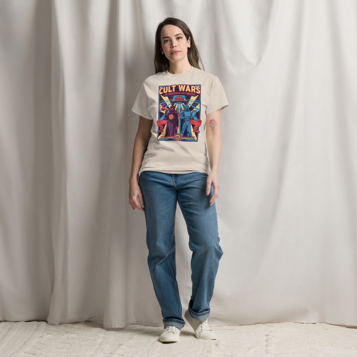 Cult Wars: The Indoctrination Awakens T-Shirt | Sci-Fi Parody Unisex Graphic Tee