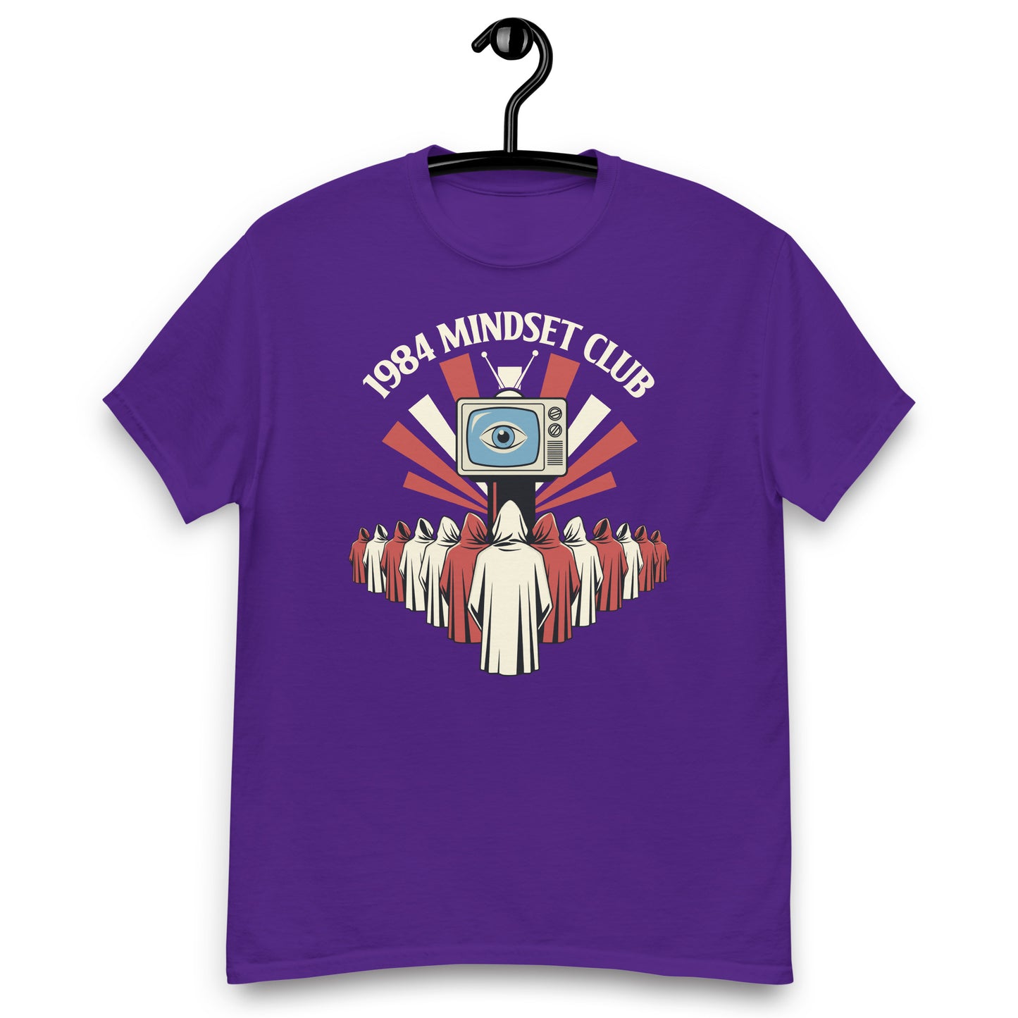 1984 Mindset Club T-Shirt - Big Brother All-Seeing Eye Conspiracy Unisex Tee