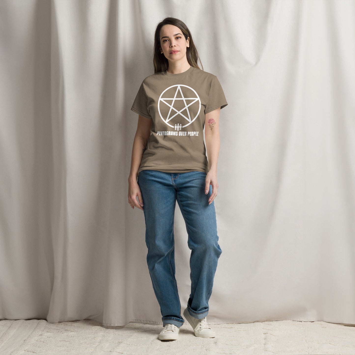 Pentagrams Over People Unisex classic tee