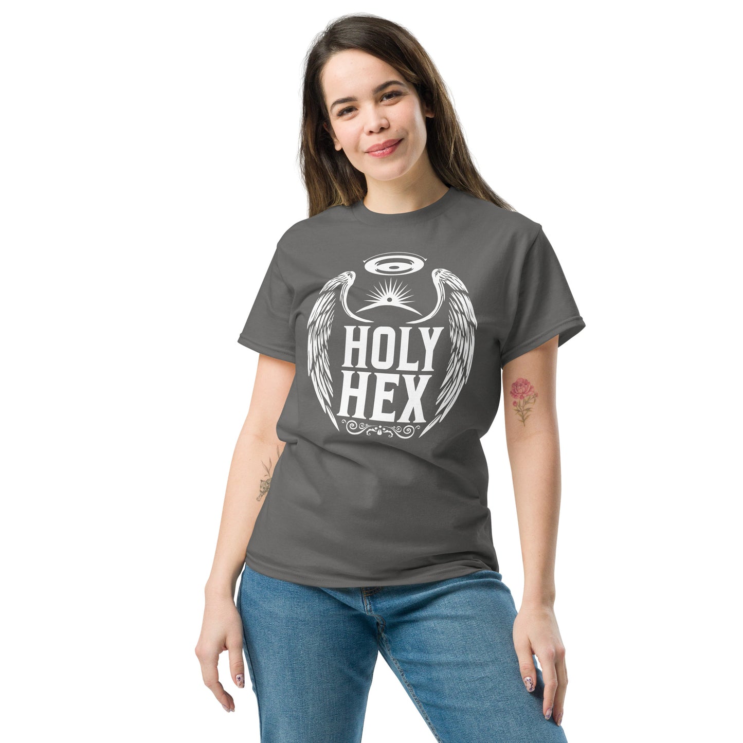Holy Hex – Angelic Witch Energy Unisex classic tee