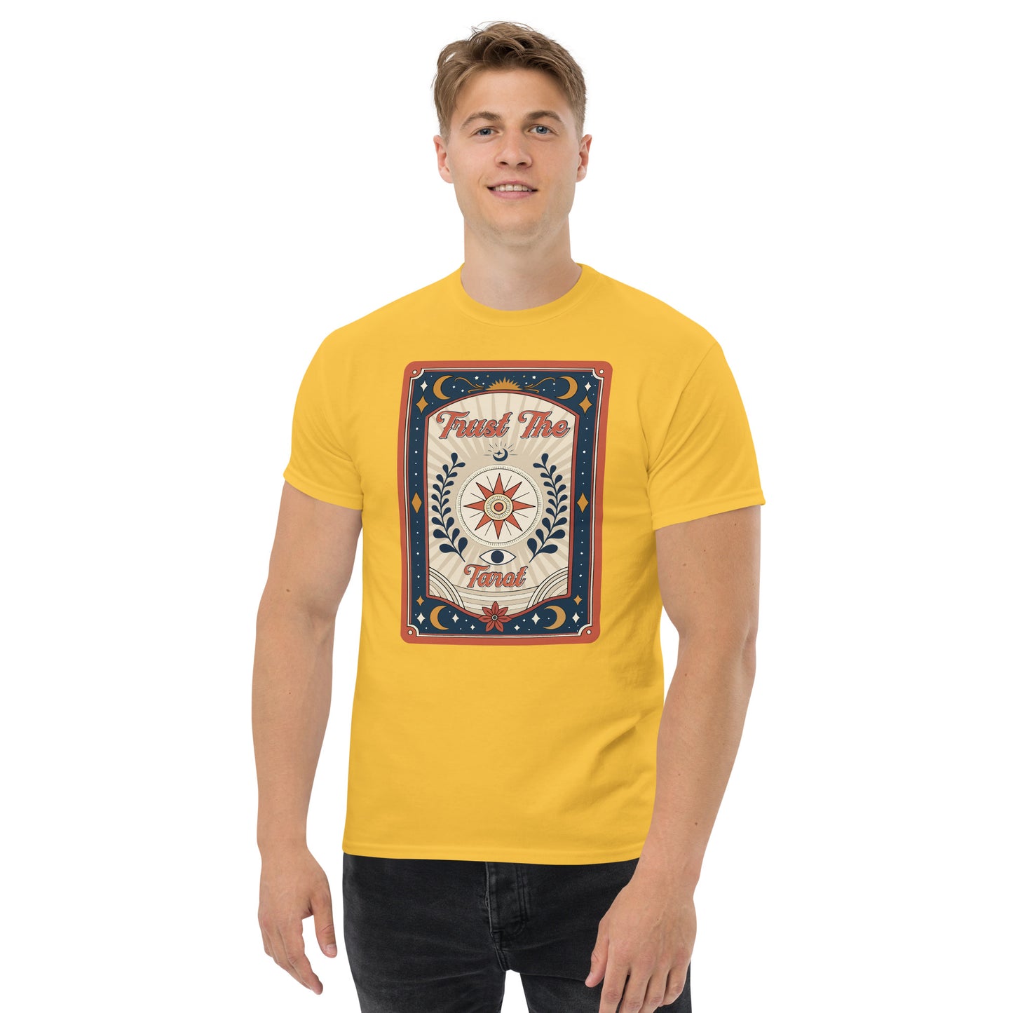 Trust The Tarot Card Graphic T-Shirt | Retro Occult Tee