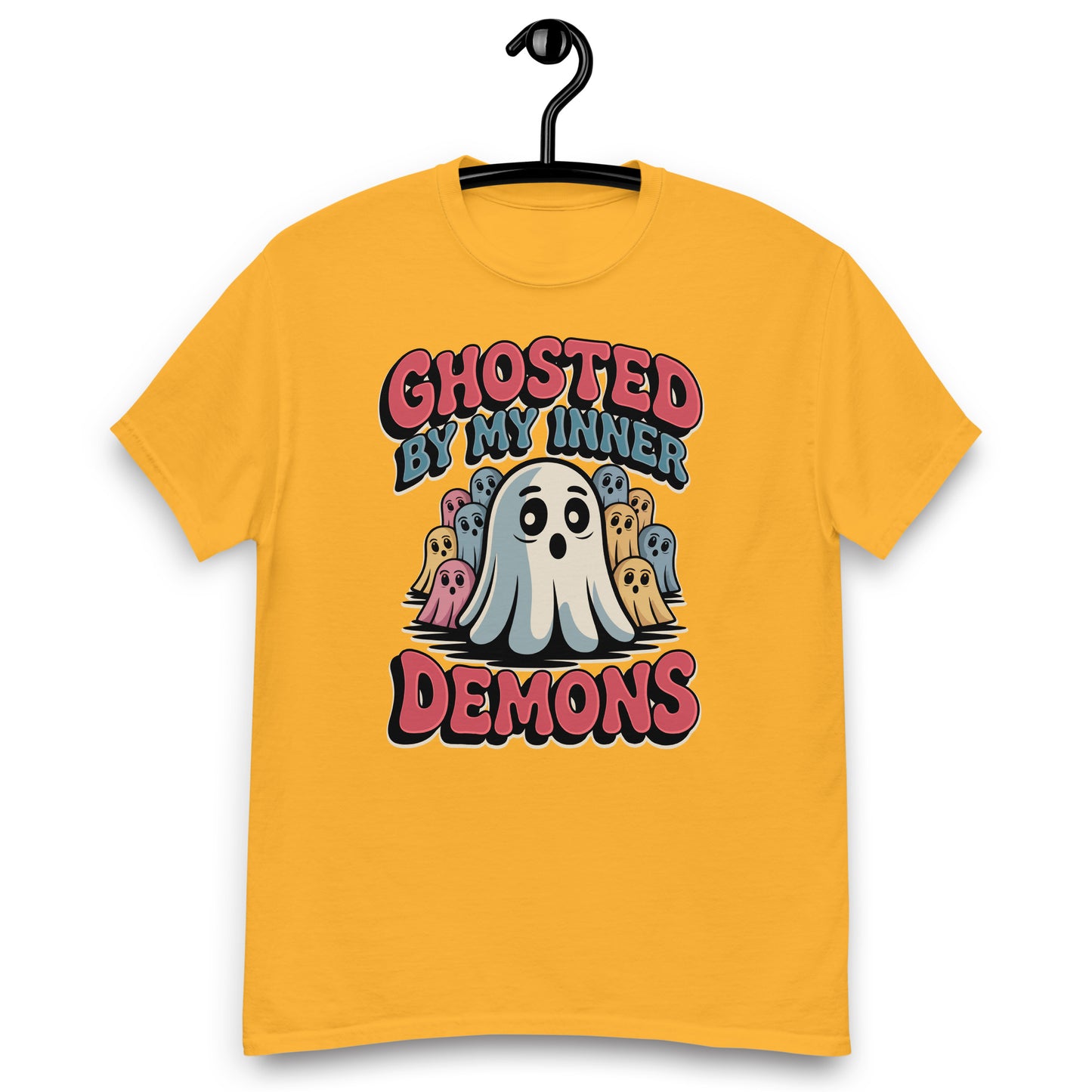 Ghosted By My Inner Demons Retro Cartoon Tee | Vintage Cult Horror Aesthetic Unisex classic tee
