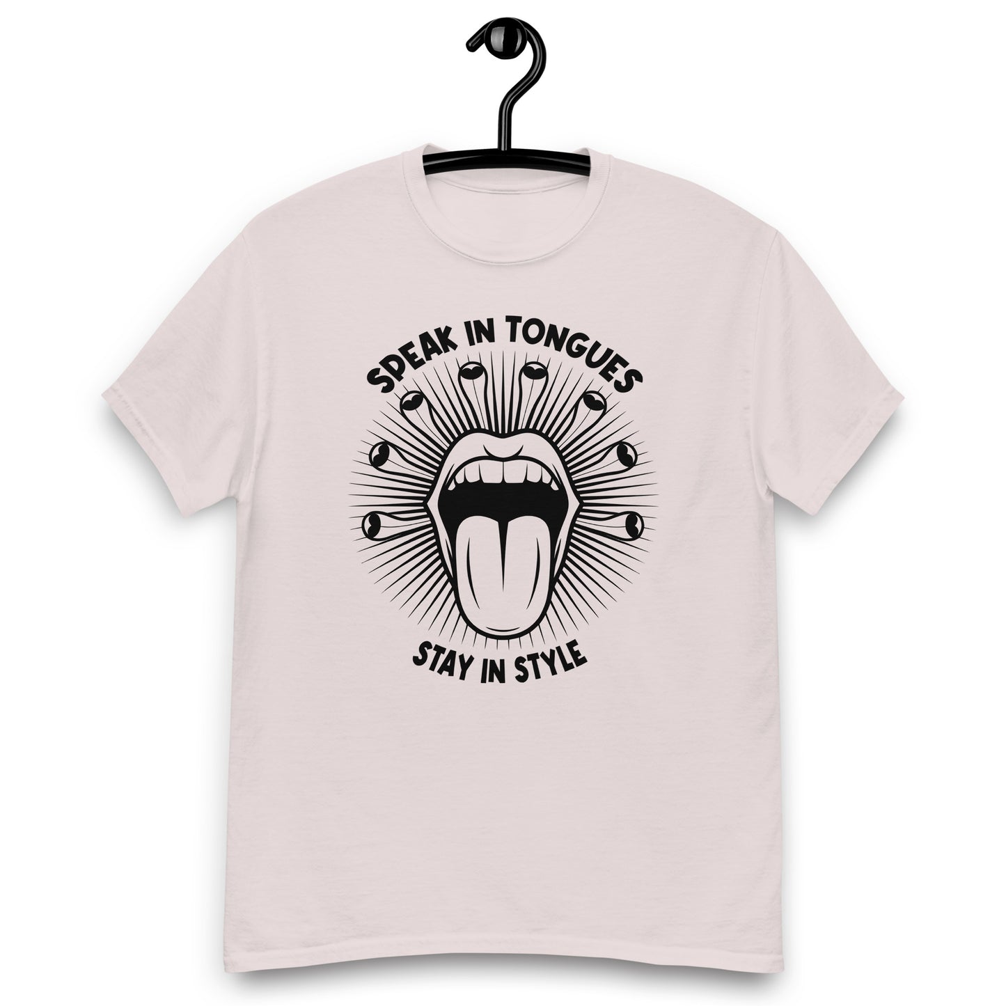 Speak in Tongues, Stay in Style Edgy & Rebellious Statements Unisex classic tee