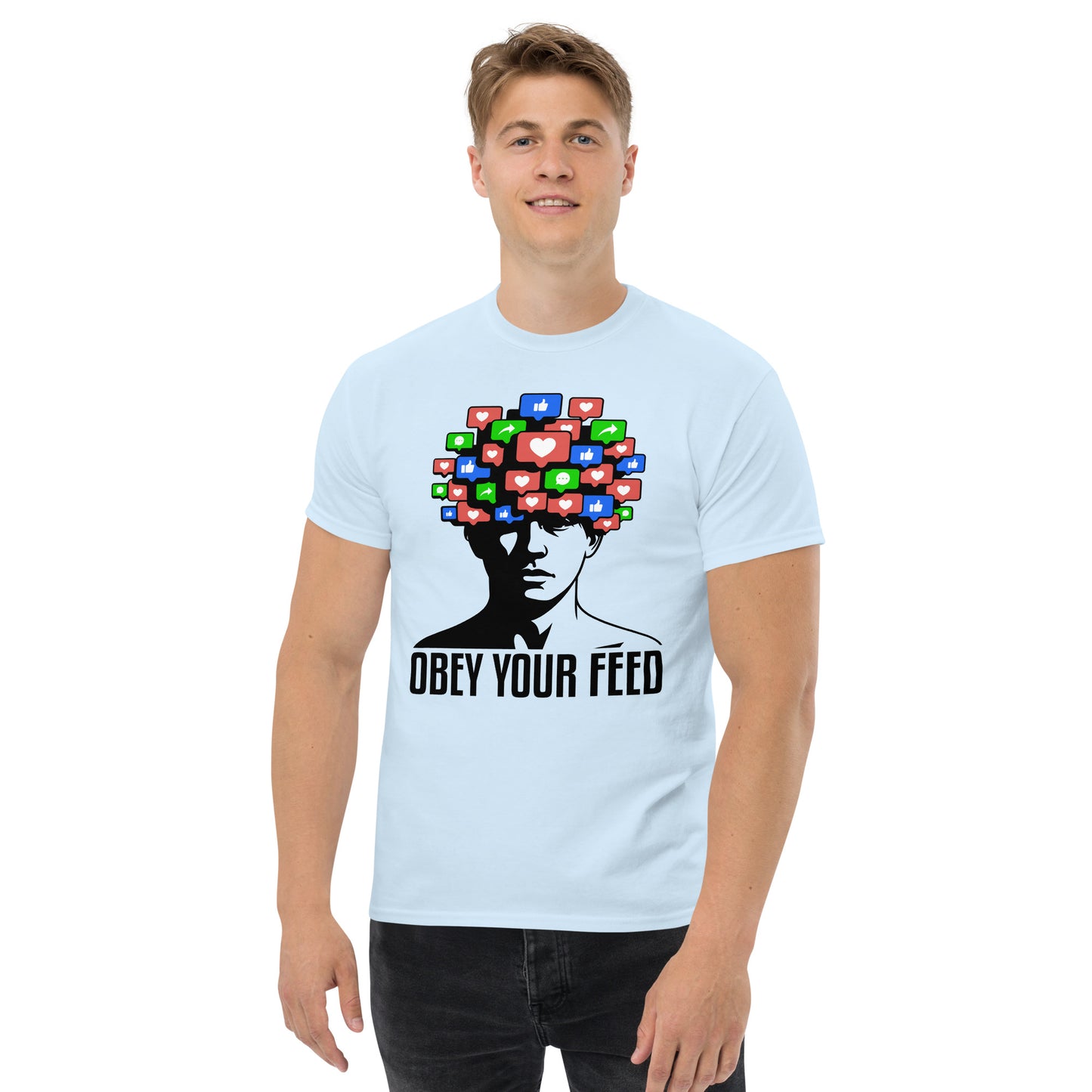 Obey Your Feed – Mind Control Propaganda Unisex classic tee