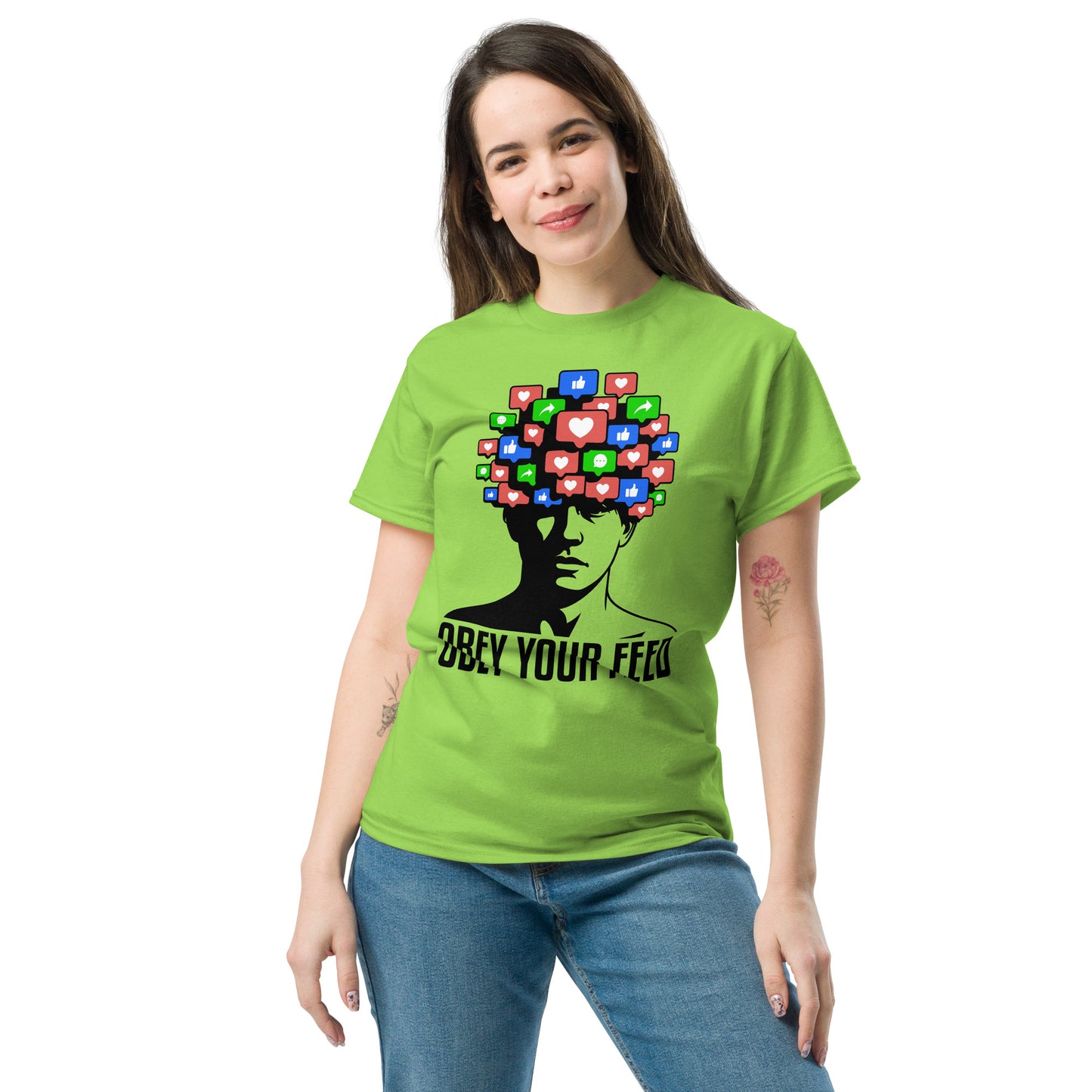 Obey Your Feed – Mind Control Propaganda Unisex classic tee