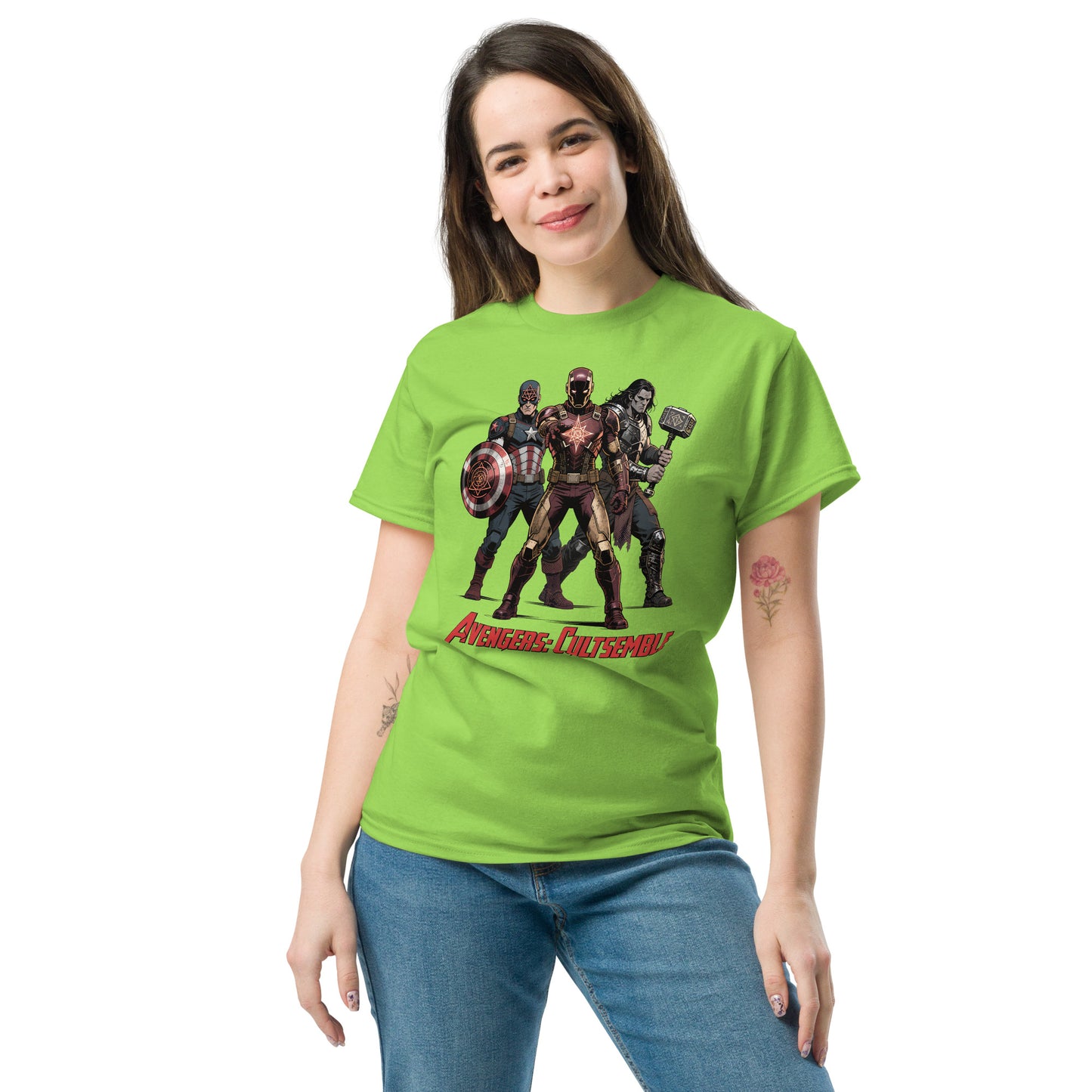 Avengers: Cultsemble – Pop Culture Cult Mashup Unisex classic tee