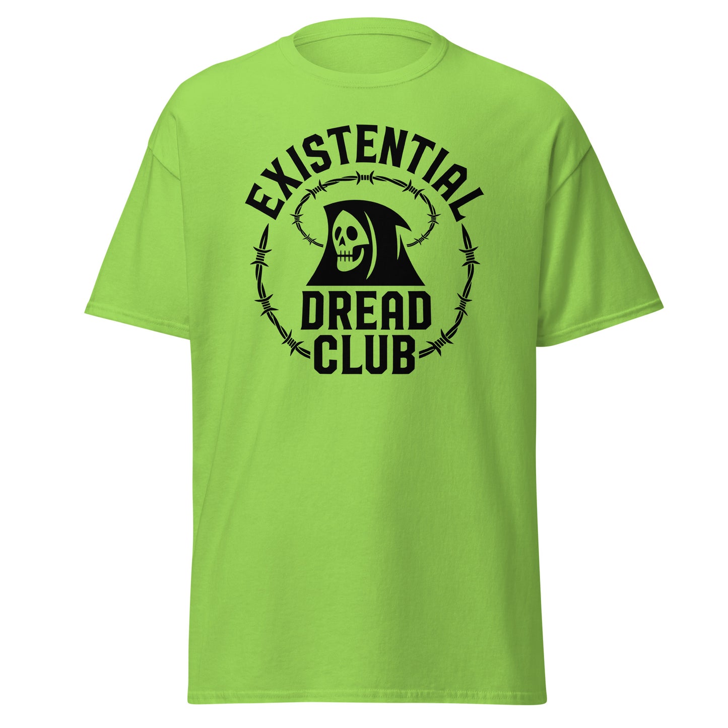 Existential Dread Club  Edgy & Rebellious Statements Unisex classic tee
