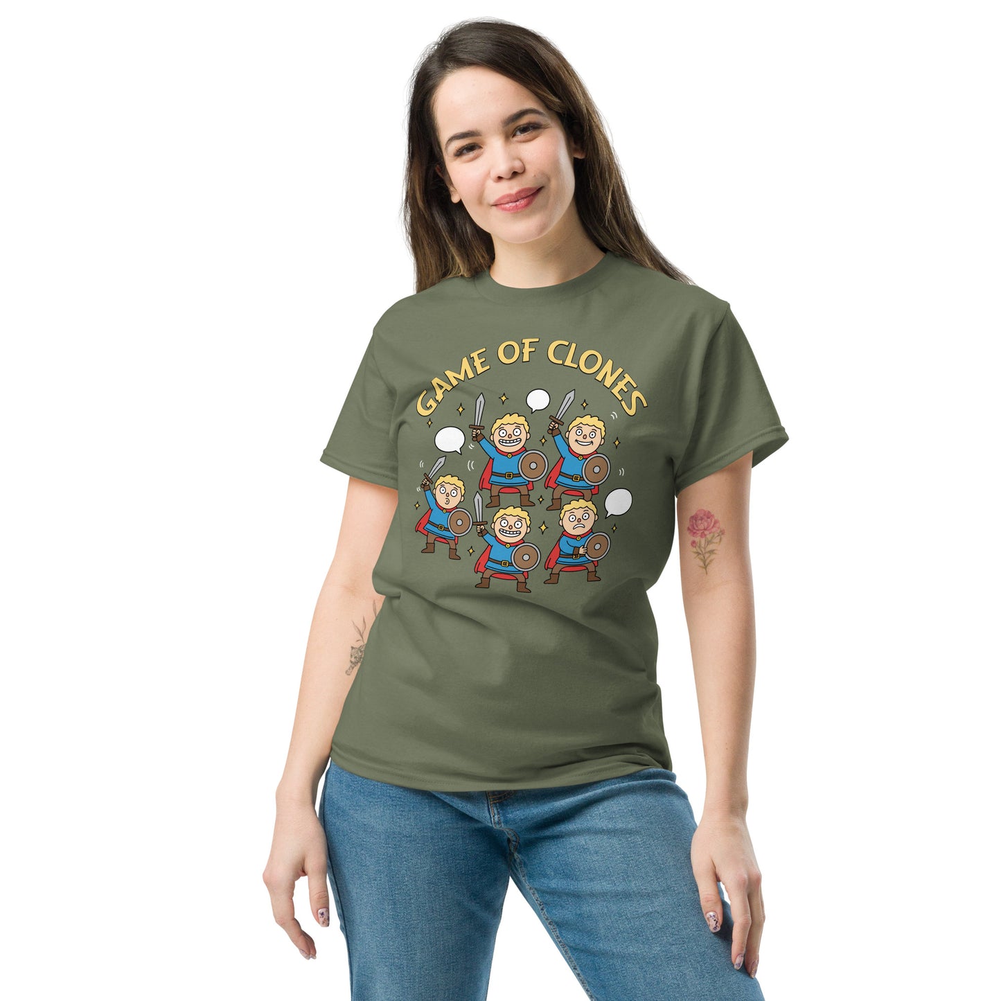 Game of Clones  Pop Culture Cult Mashups Unisex classic tee