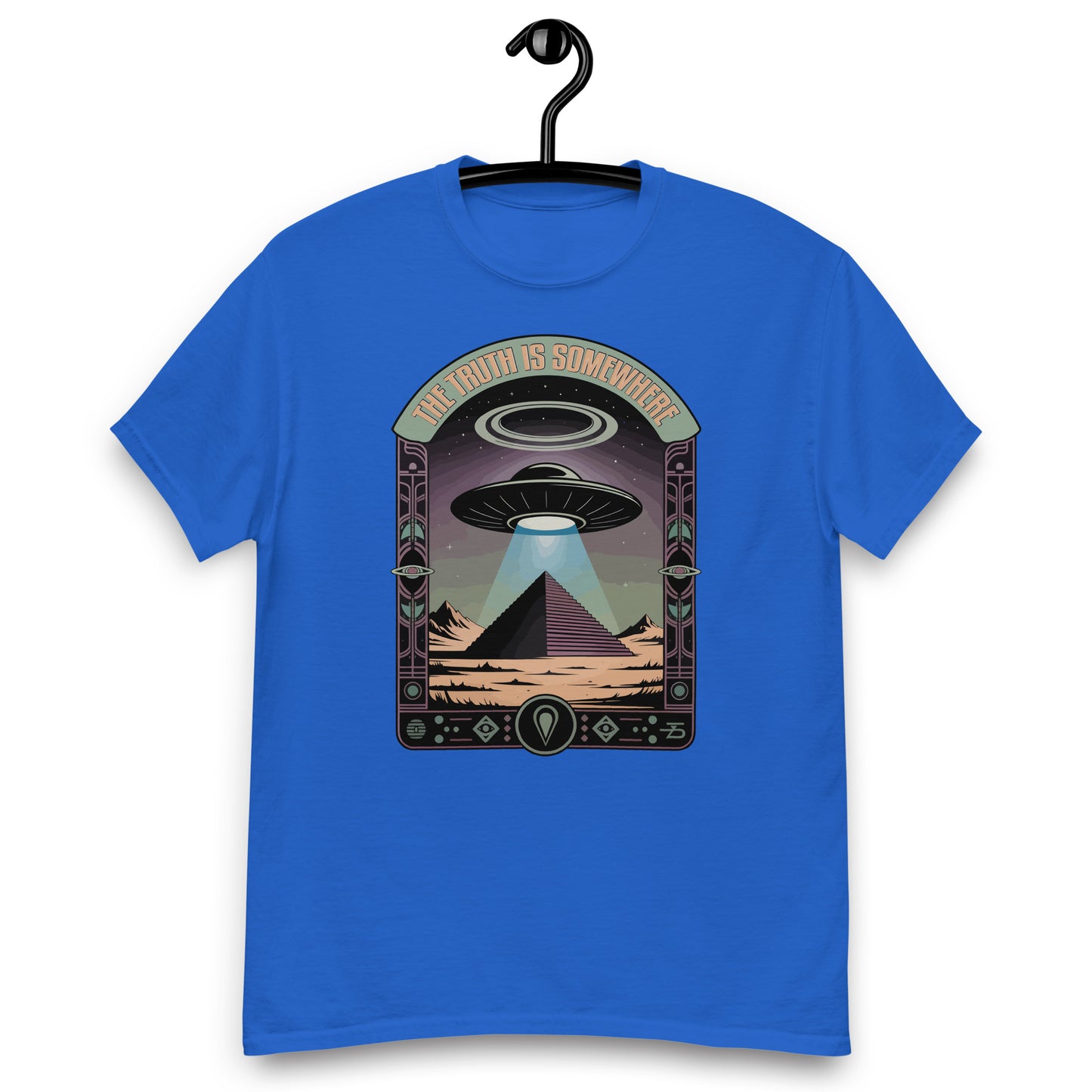 The Truth Is Somewhere T-Shirt | Retro-Futurist Alien Unisex classic tee